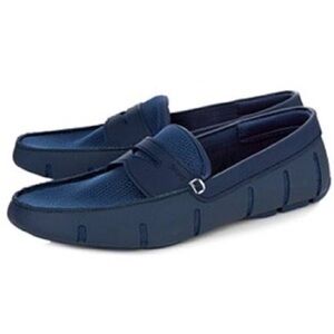 SWIMS Penny Loafers Navy Waterproof 7